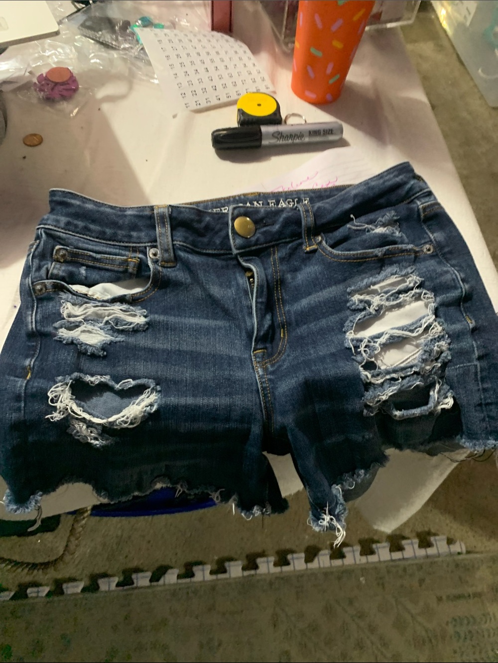 Jean shorts